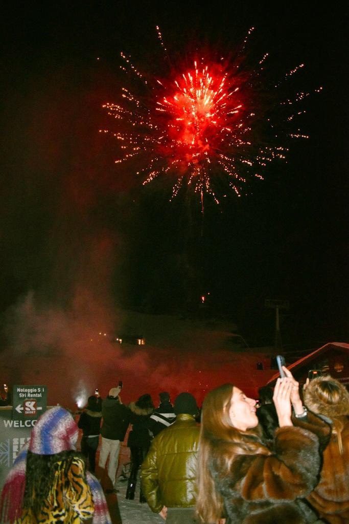 Fuochi d'artificio sopra il Christiania a Capodanno